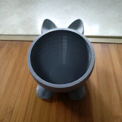 Funny cat bowl