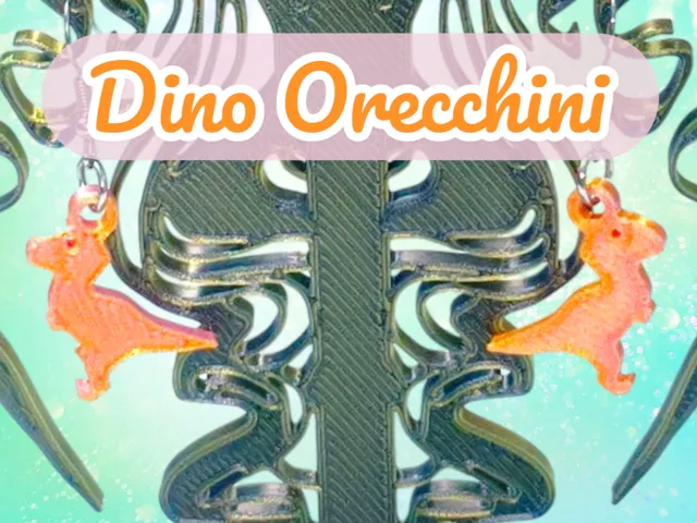 Orecchini Dino-Chic