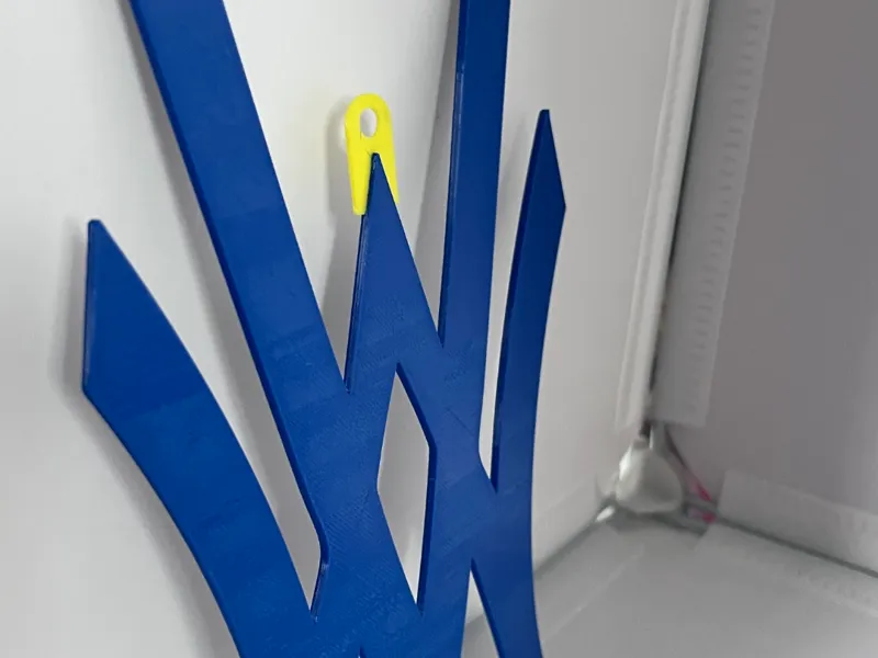 WVU Baseball Hype Chain Pendant 