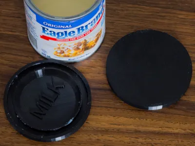 Lid / Cup / Cover for sweetened condensed milk