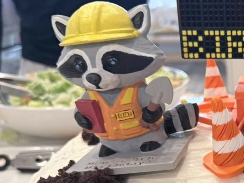 Construction raccoon