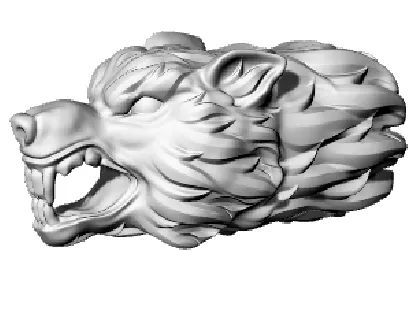 Wolf End Clasp Jewelry Bracelet