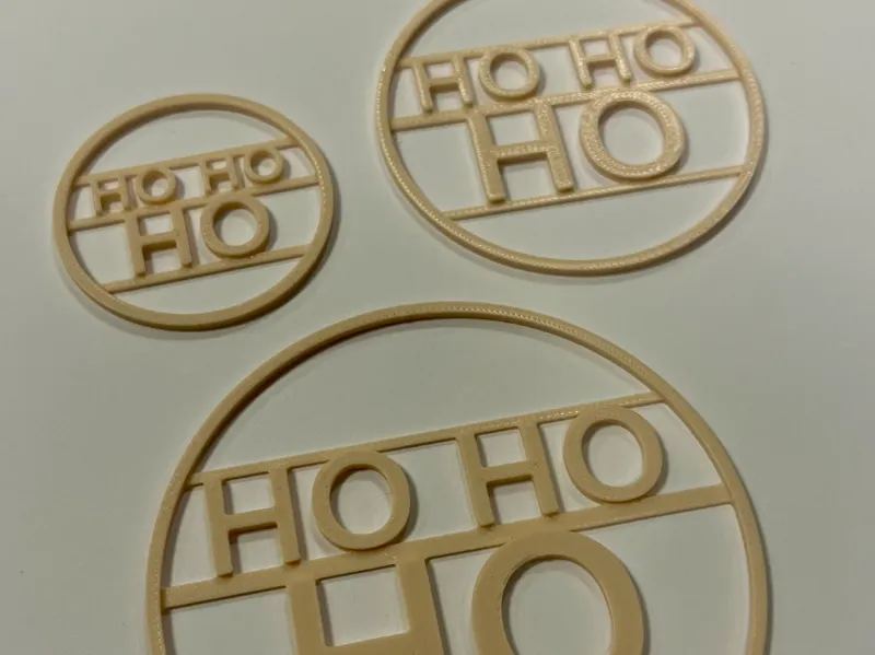 HoHoHo - 1,8mm infill plate - Christmas ornament