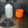 0.2mm layer, 5% gyroid, archimedian curve top&bottom