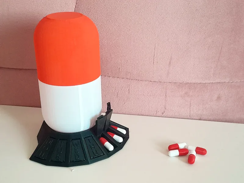 Pill Organiser - Bedside Water Bottle