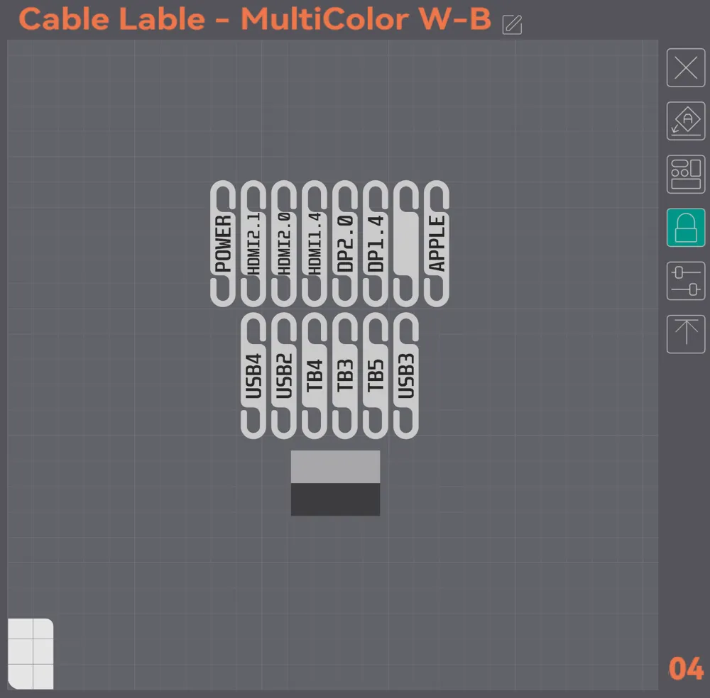 Easy Cable Management (Cable Label) by DarkK3y MakerWorld: Download ...