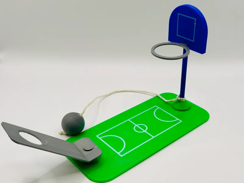 Mini Basketball desk toy - ball and hoop!