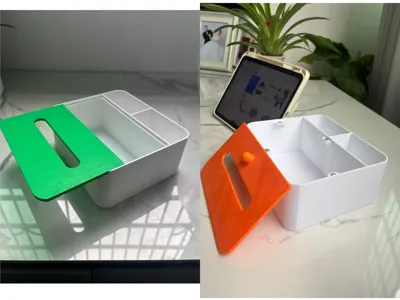 Tissue box, tissue box, desktop organizer, remote control organizer