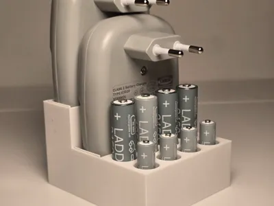 Stenkol ikea charger (double) with 8 Ladda slots