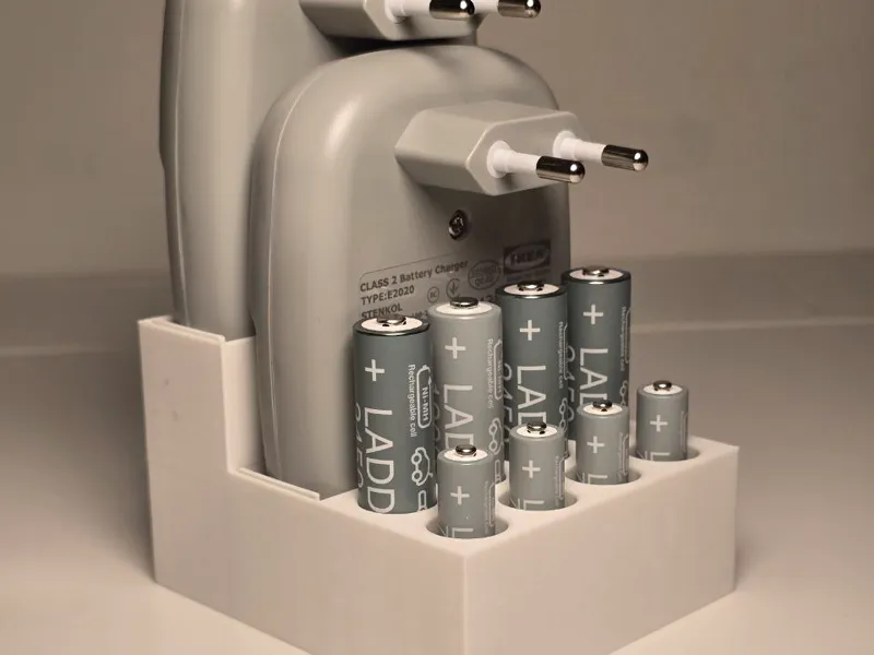 Stenkol ikea charger (double) with 8 Ladda slots
