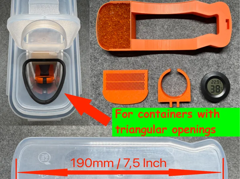 Filament Trockenbox Vorratsbehälter Dry Box Kichly