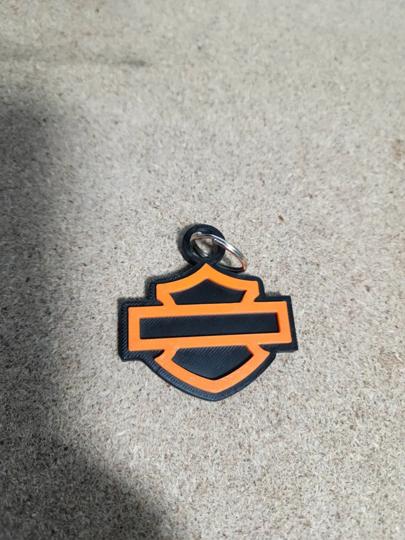 Simple Harley keychain