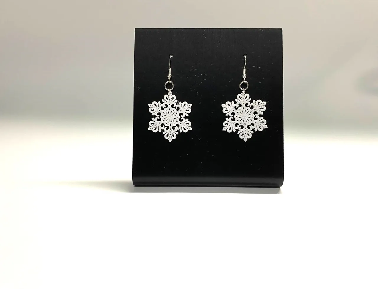 Filigree Earrings "Snowflake" view 2