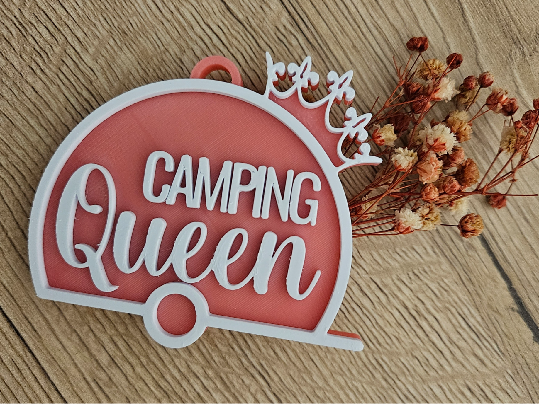 Camping Queen Schlüsselanhänger