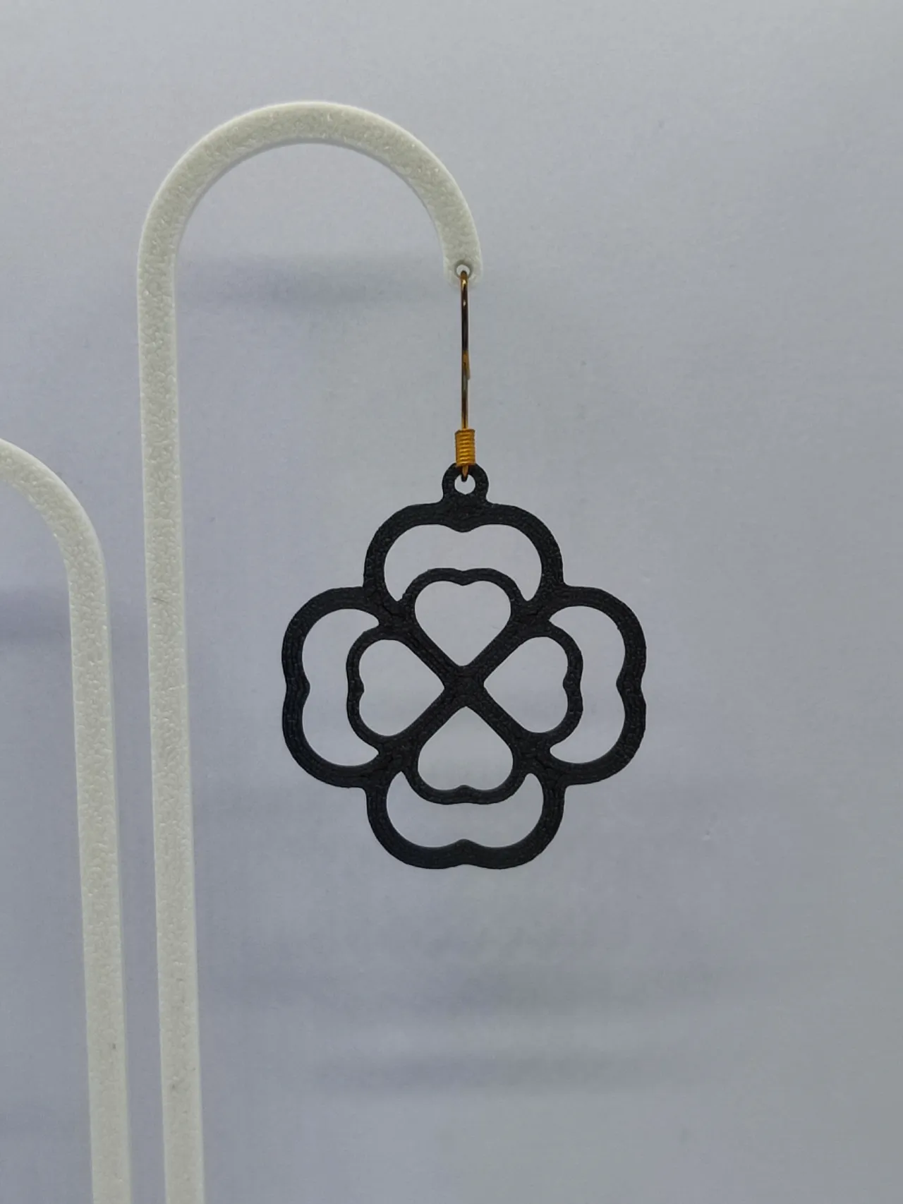 Aretes Flor de Corazón view 4