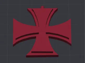 Crusader Knights Templar keychain