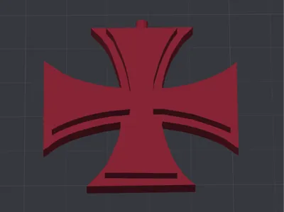 Crusader Knights Templar keychain