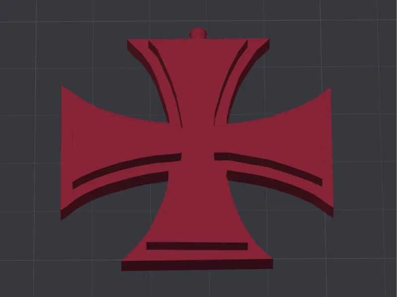 Crusader Knights Templar keychain
