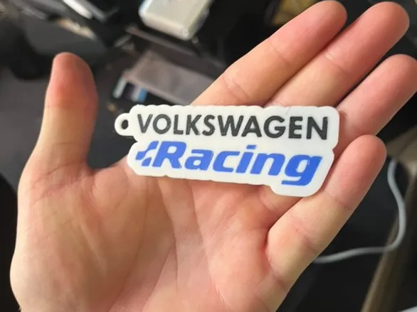 Volkswagen Racing keychain
