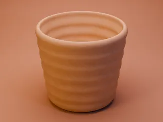 pattern flower pot