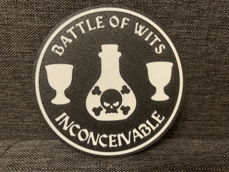 Princess Bride - Battle of Wits Coaster/Sign
