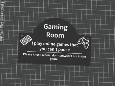 Gaming Room Sign V2 / Gaming-Sign V2
