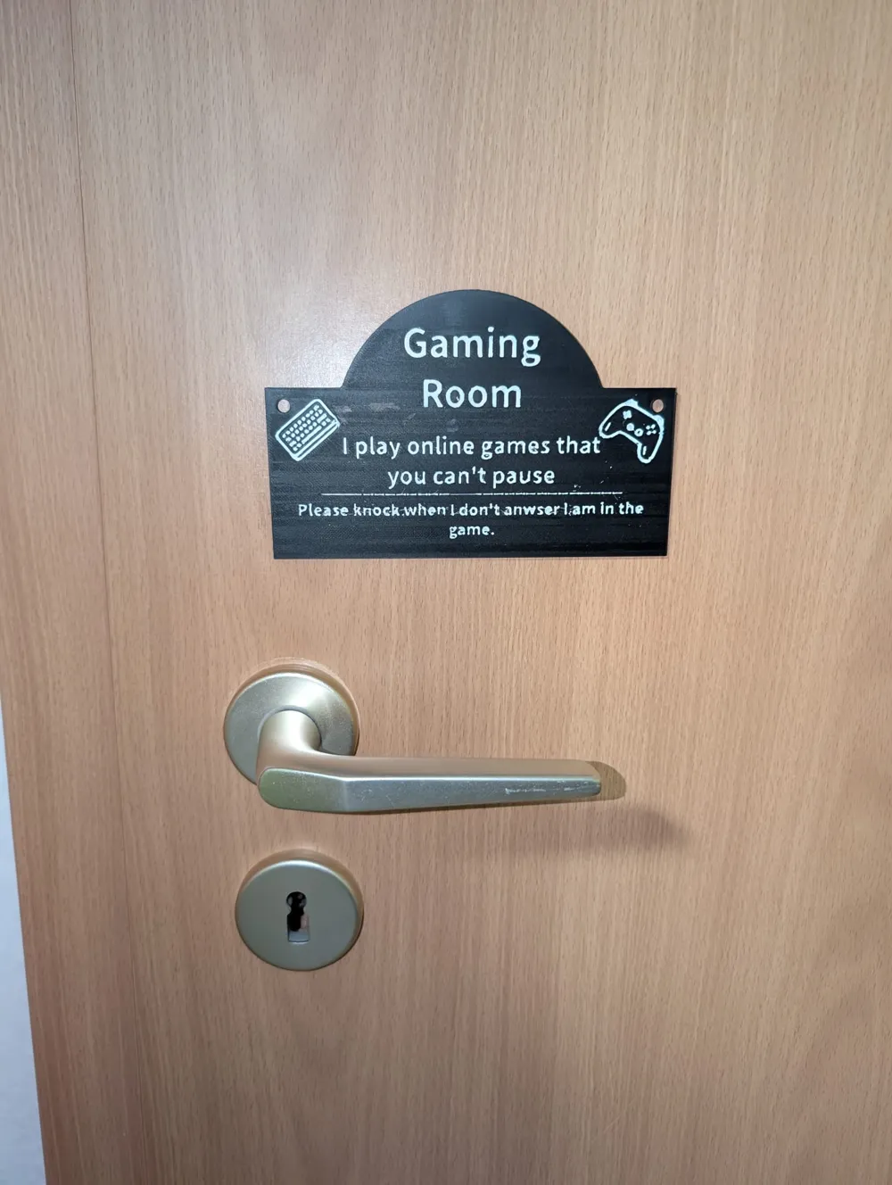Gaming Room Sign V2 / Gaming-Sign V2 - Free 3D Print Model - MakerWorld