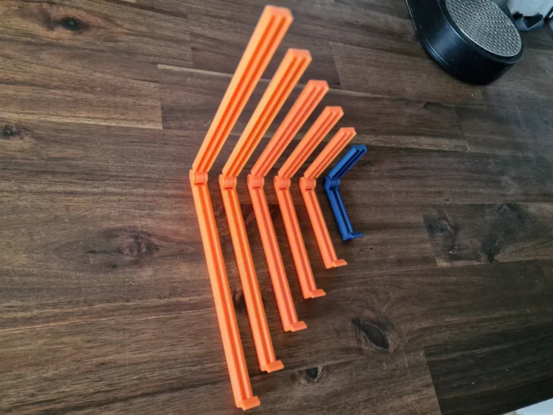 Full Hinge Bag Clips, Print In Place, No Supports