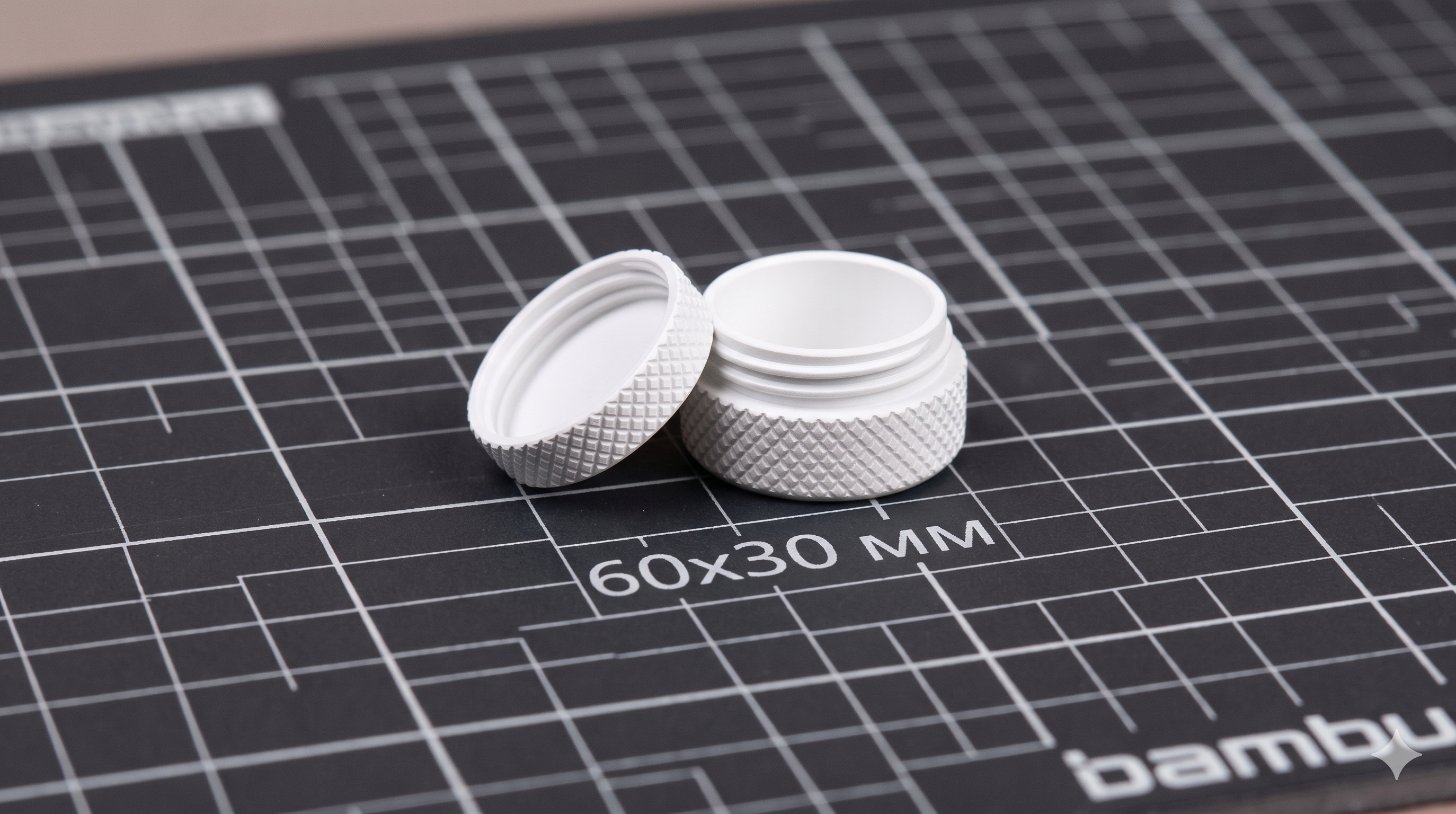 Miniatura 4 do modelo 3D Knurl Container
