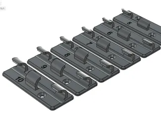 Cable Clips 5-10mm Dia