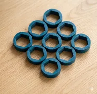 1/4 Hex Spacers (9)