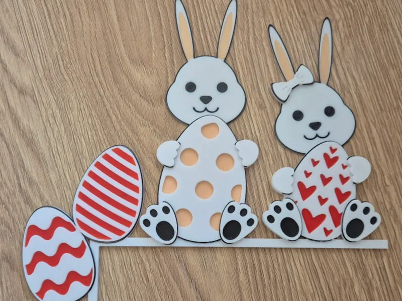 Easter bunny Door Corner