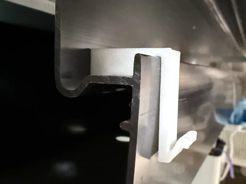 Parts for the duct under the desk called SOLISTE