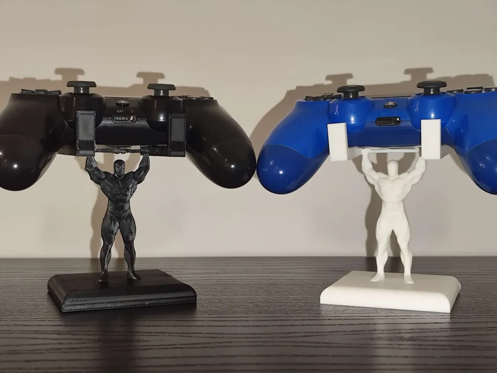 Bodybuilder Sculpture Controller Stand by mknjeginMakerWorld: Download ...