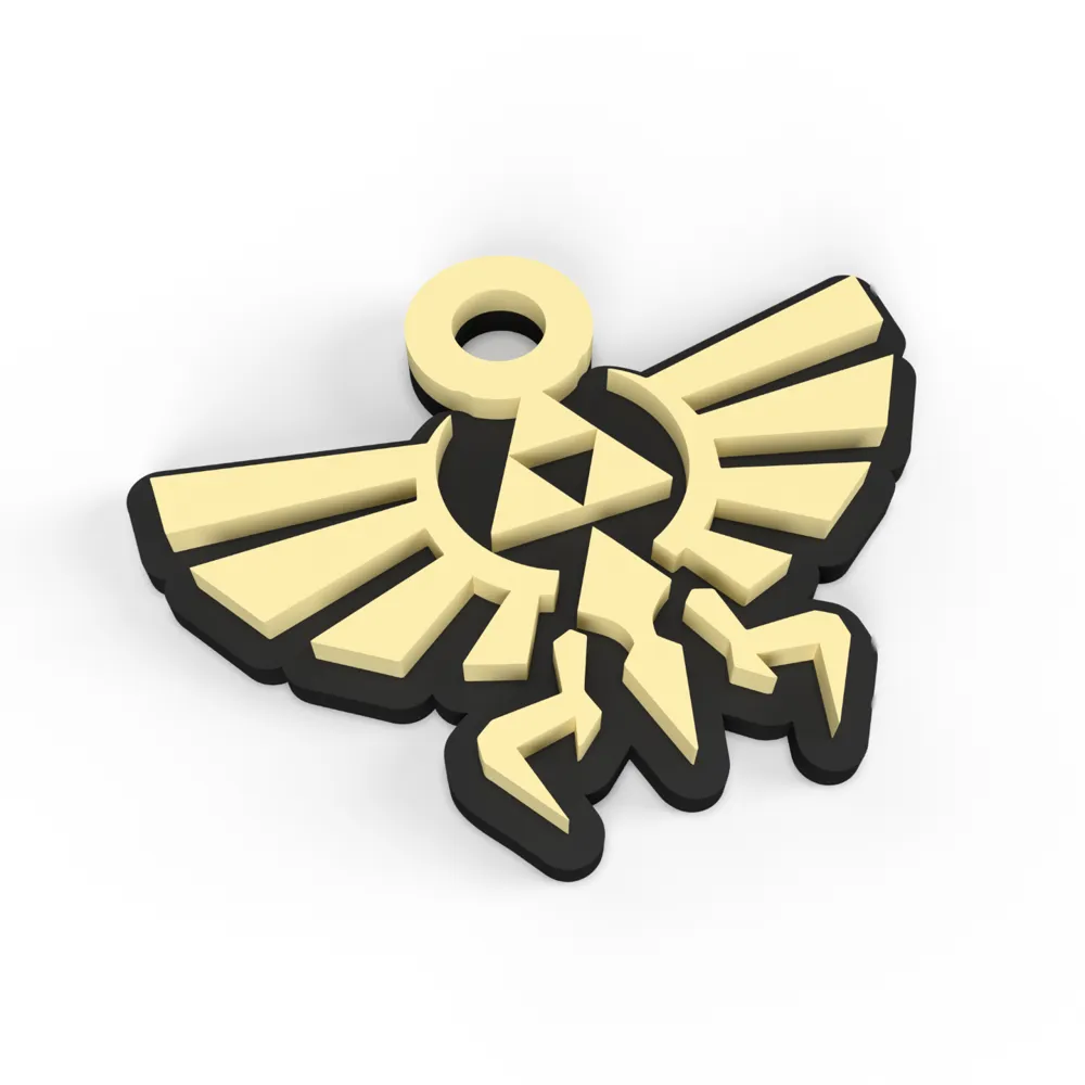 Zelda Triforce seal keychain by nicodeimos MakerWorld