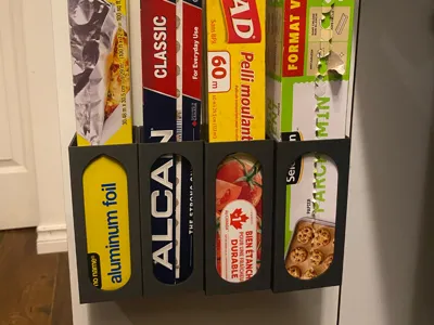 Modular Wrap & Foil Holder with Vertical Slide