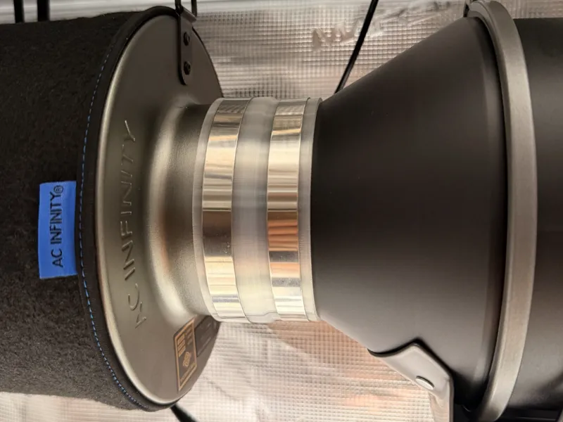 100 mm Aktivkohlefilter/Abluftventilator Adapter