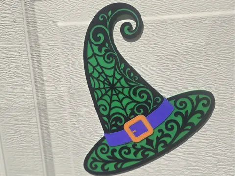 Adorno temático: Witch's Hat Garage Door Magnet — referencia de MakerWorld