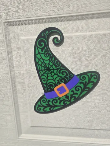 Adorno temático: Witch's Hat Garage Door Magnet — vista de referencia 2
