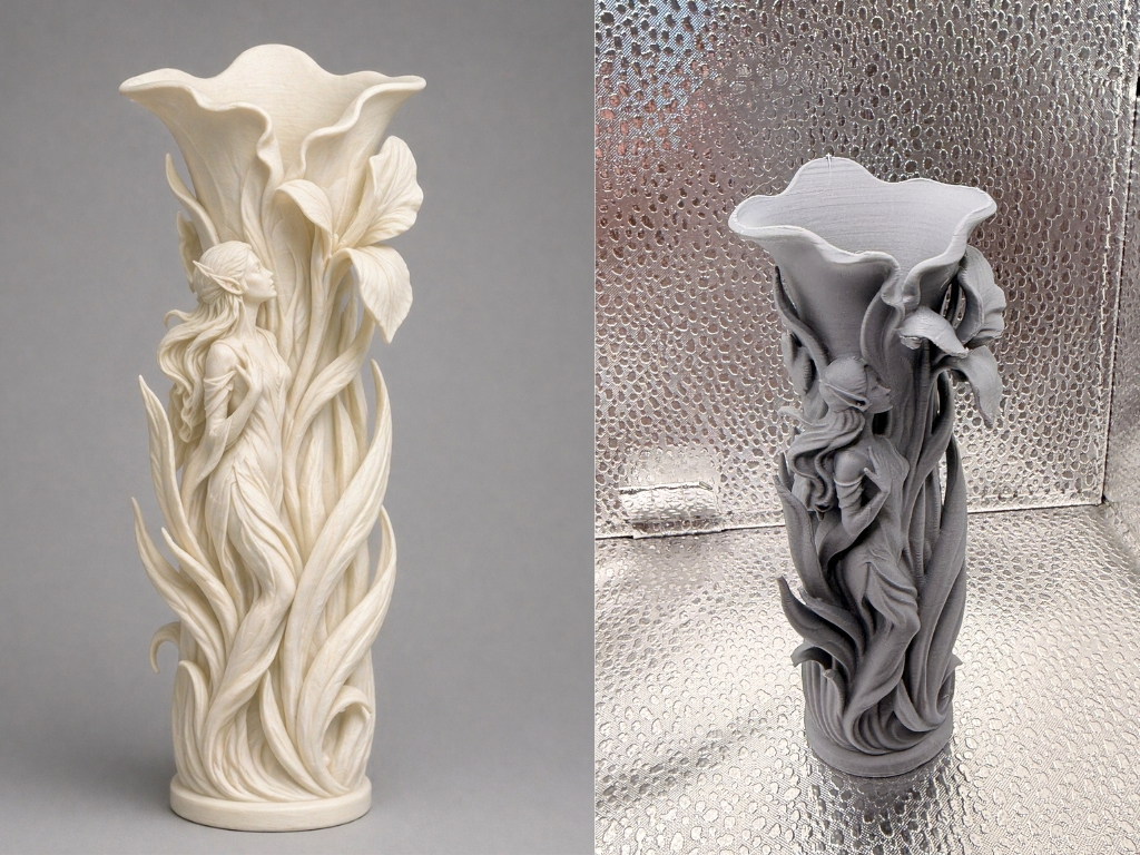 Forest Lily Spirit Vase
