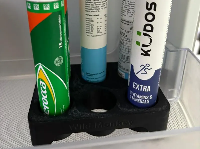 Vitamin Tubes Holder Fridge Organizer