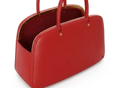 red Prada bag