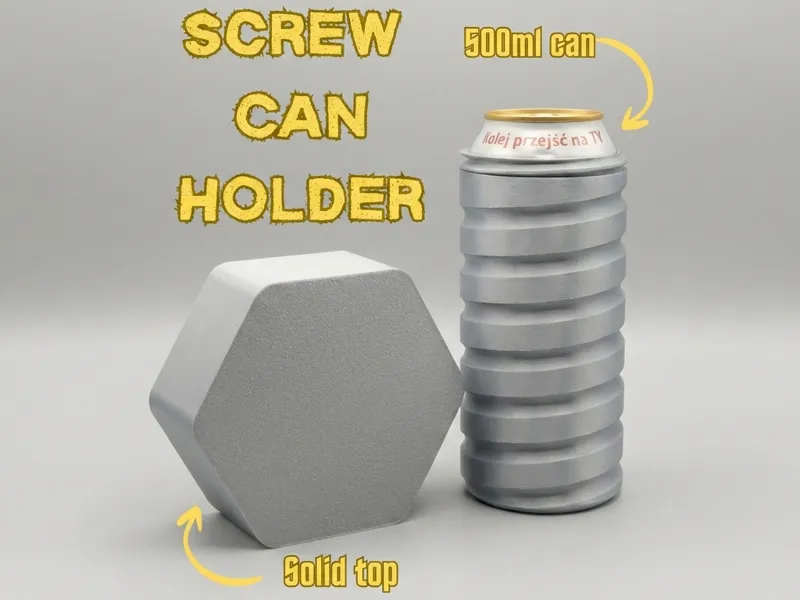 500ml Can Holder Screw – Industrial Bolt Container