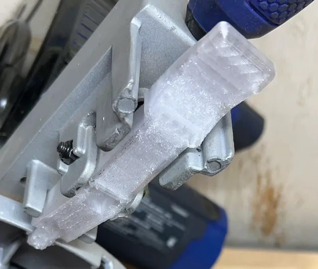 Kobalt 7 1/2" miter saw Turn Base Adjusting Lever