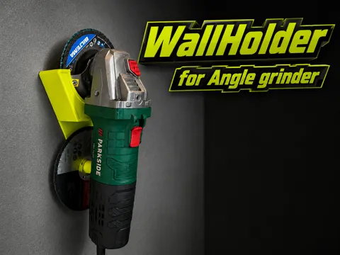 Soporte: WallHolder For angle grinder — referencia de MakerWorld