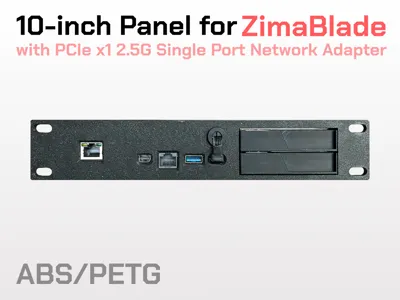 10 inch rack for ZimaBlade with PCIe 2.5G ports 