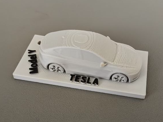 Tesla Model Y Keychain