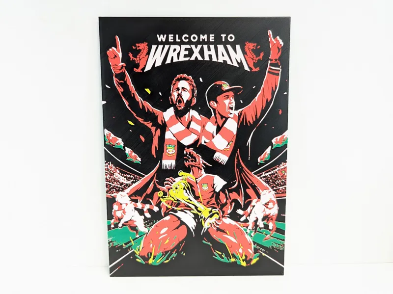 Welcome to Wrexham Poster - HueForge