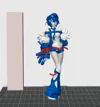 18cm Rei Ayanami Four-Color Print in Place (for AMS)
