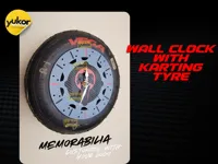 wall clock for karting tyre